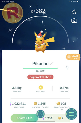 Shiny pikachu christmas - pikachu,