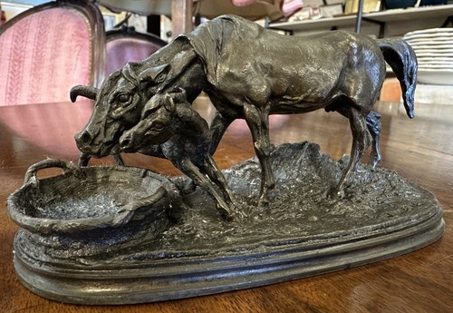 Sculpture bronze jument - , et