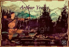 Affiche Archery  Bowhunter  Art young the Legend Alaska adventures 1926 
