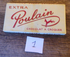 1 tablette de chocolat vintage