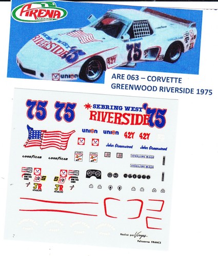 Decal corvette greenwood 75 - .decal,