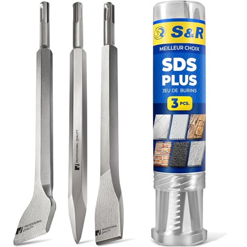 Burin sds plus large plat - sds,