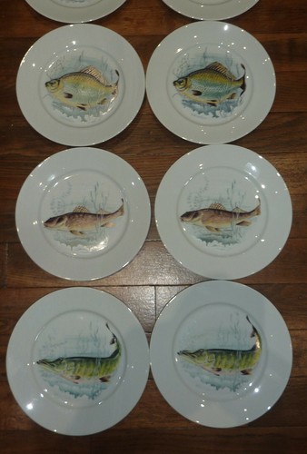 Assiettes poisson en - à,