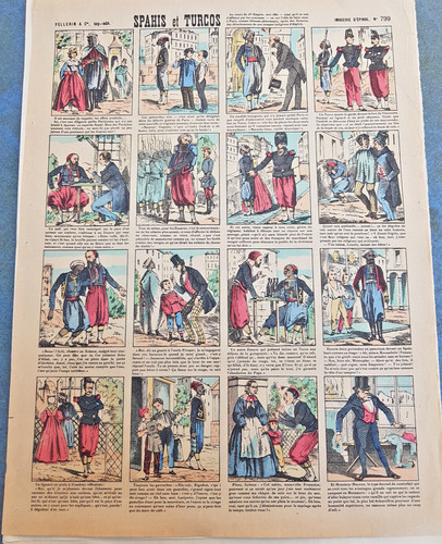 Planche image épinal ancien - planche,
