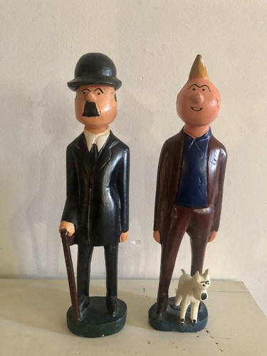 Lot anciennes statues - statues, en