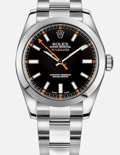 Rolex milgauss stainless steel - rolex,