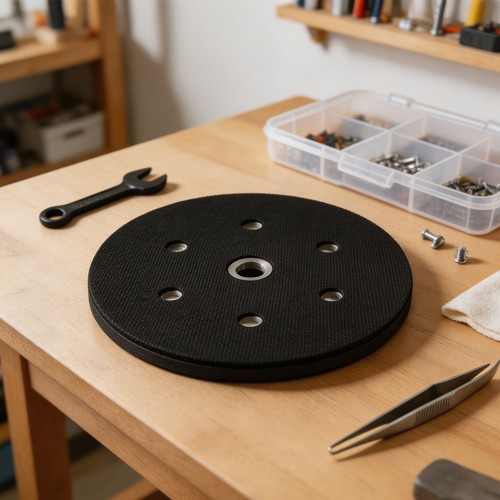 Black backing pad - black,