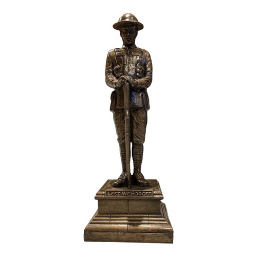 Figurine soldat bronze - figurine,