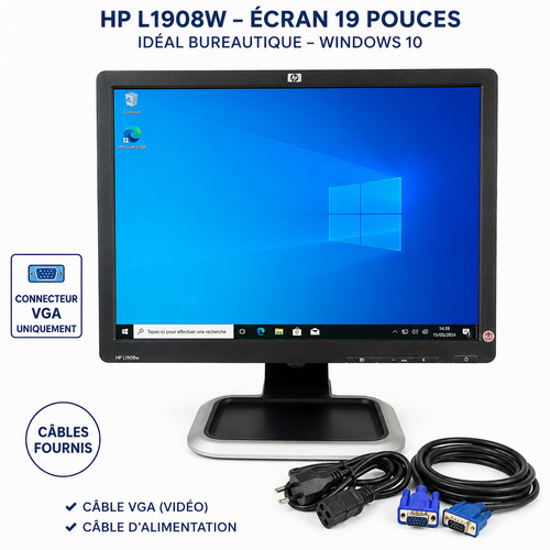 L1908w écran lcd vga - hp,