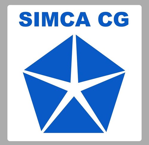 Simca sticker vinyle - cg,