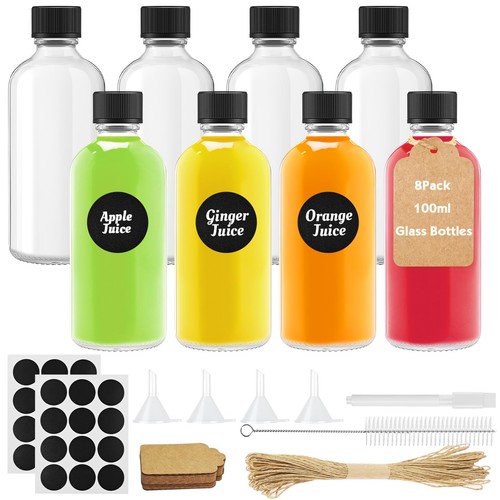 8pcs 100ml mini - mini, bouteille