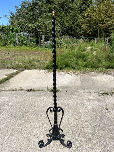 Lampadaire fer forgé - lampadaire,