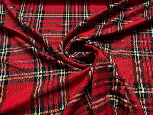 Tissu carreaux tartans - À,