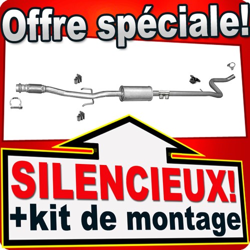 Silencieux intermédiaire pour - intermédiaire,