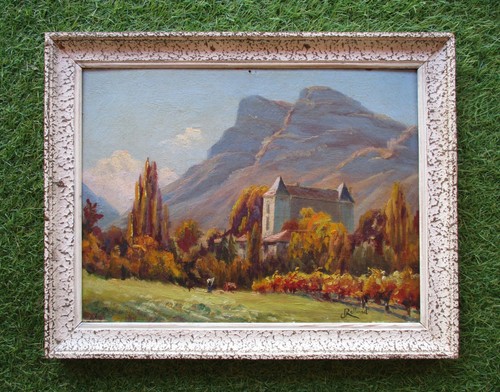 Ancien beau tableau signé