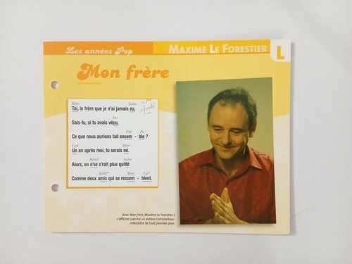 Carte fiche maxime - fiche, le