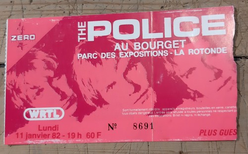 Ticket billet used stub place - billet,