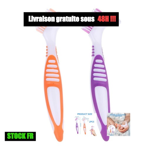 Brosse dents pour dentier - brosse,