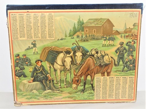 Calendrier almanach glacoïde - almanach,