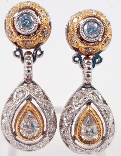Boucle oreille or massif - d'oreille,