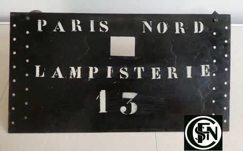 Ancienne plaque signalétique