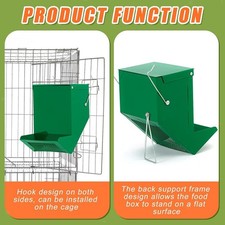 Lot de 2 mangeoires pour