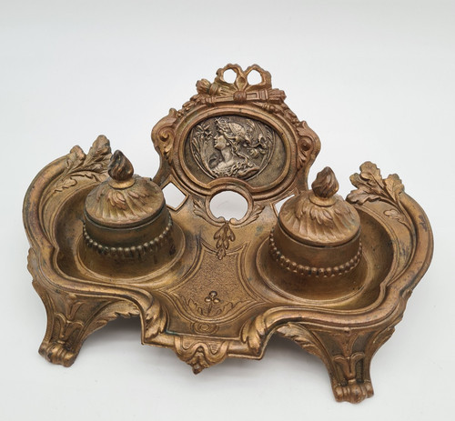 Encrier ancien napoleon - napoleon, iii