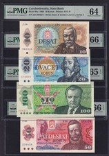 Czechoslovakia 100 Korun 1989, Pick 97, PMG 65, UNC