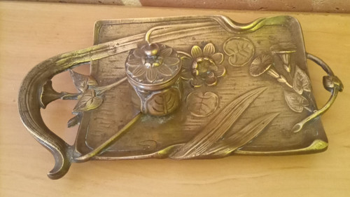 Encrier bronze art - encrier, nouveau