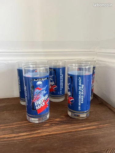 Lot verres pepsi - 5,