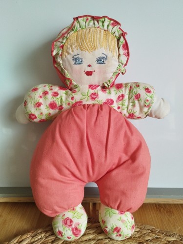 Doudou poupée chiffon - , blanc