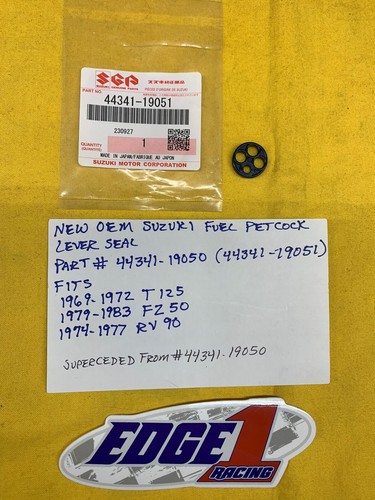 New oem suzuki petcock - new, packing