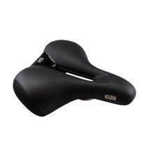 Selle vélo loisir Selle vélo royal premium ellipse relaxed mixte noir