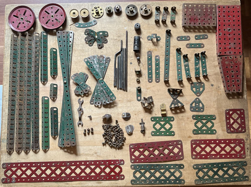 Meccano période rouge vert - meccano,