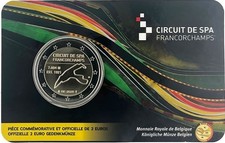 DISPONIBLE COINCARD 2 EURO  BELGIQUE 2025 SPA FRANCORCHAMPS VERSION FR