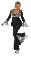 Underwraps Disco 70s Dancing Diva Women's Halloween Fancy-Dress Costume X-Large