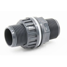 3/4 Pouce Traversée de paroi PVC pour tuyau ø 20 mm, pour aquaponie.