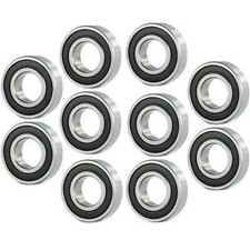 6206 2RS High Quality Ball Bearings / 10 Pcs - Rubber Shields - 30 * 62 * 16 mm
