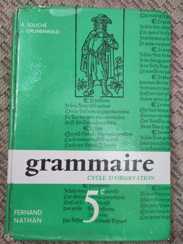 Grammaire française cycle - grammaire,