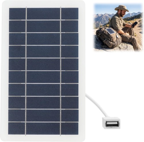 Portable solar panel - with, 5v