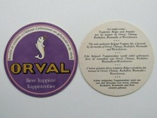 Bière Brewery dessous de Verre : Brassière Prof' Orval Trappiste Bier -