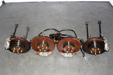 02-07 SUBARU WRX OEM 4 POT 2 POT BRAKE CALIPER FRONT/REAR SET KNUCKLES 5x100