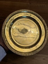 Rare Assiette / Plat Pomponne Début XIX Eme Siècle / Doré - Or