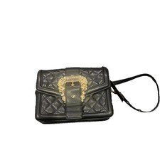 Versace Jeans Borse a SpallaCouture Donna Poliuretano Nero