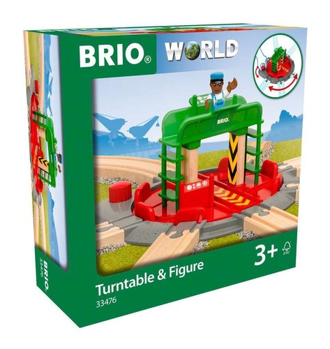 Brio world train turntable - world, &