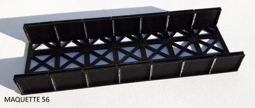 Pont noir passerelle