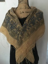 Carré Foulard Etole franges