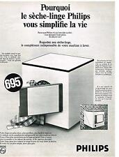 1969 PHILIPS ADVERTISEMENT dry linen