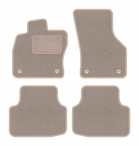 Tapis sol velours beige - de,