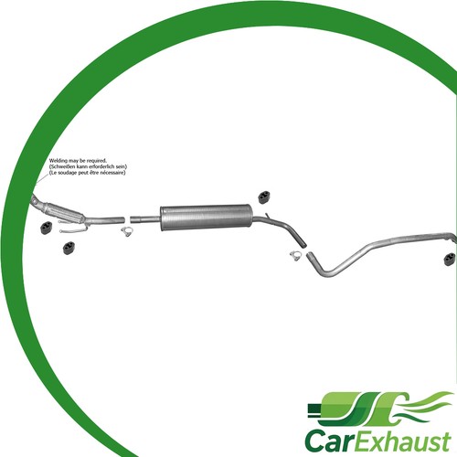 Ligne pot échappement - pot, pour
